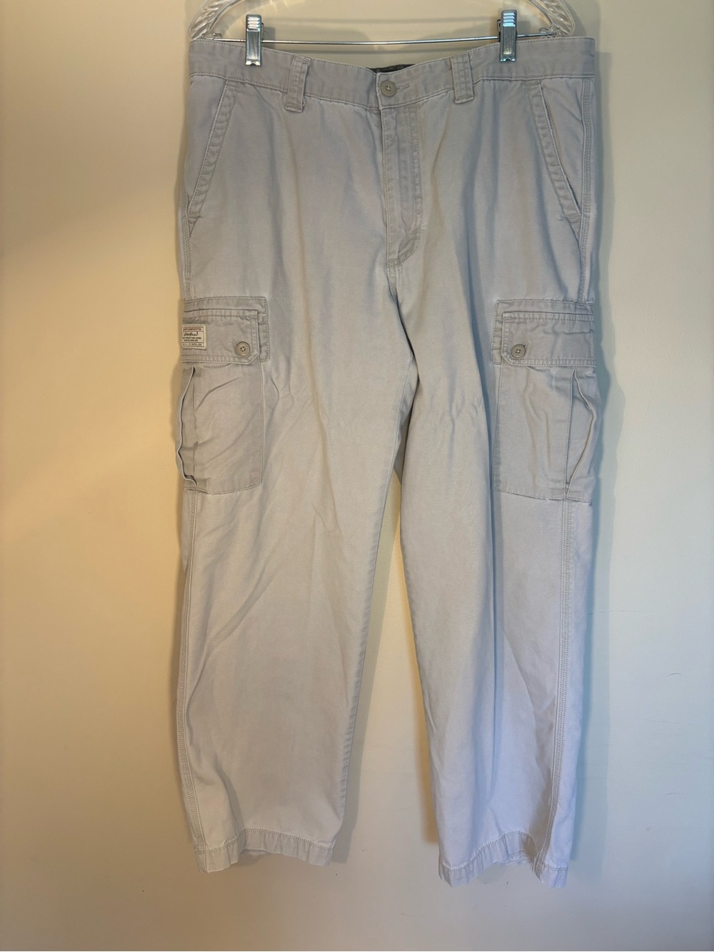 Eddie Bauer Light Gray Cargo Pants